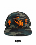Gorro Chrome hearts militar “naranja” plano