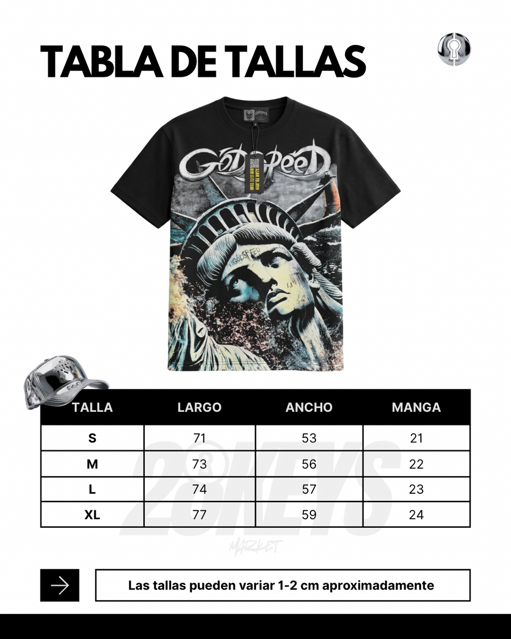 Polera Godspeed Negra