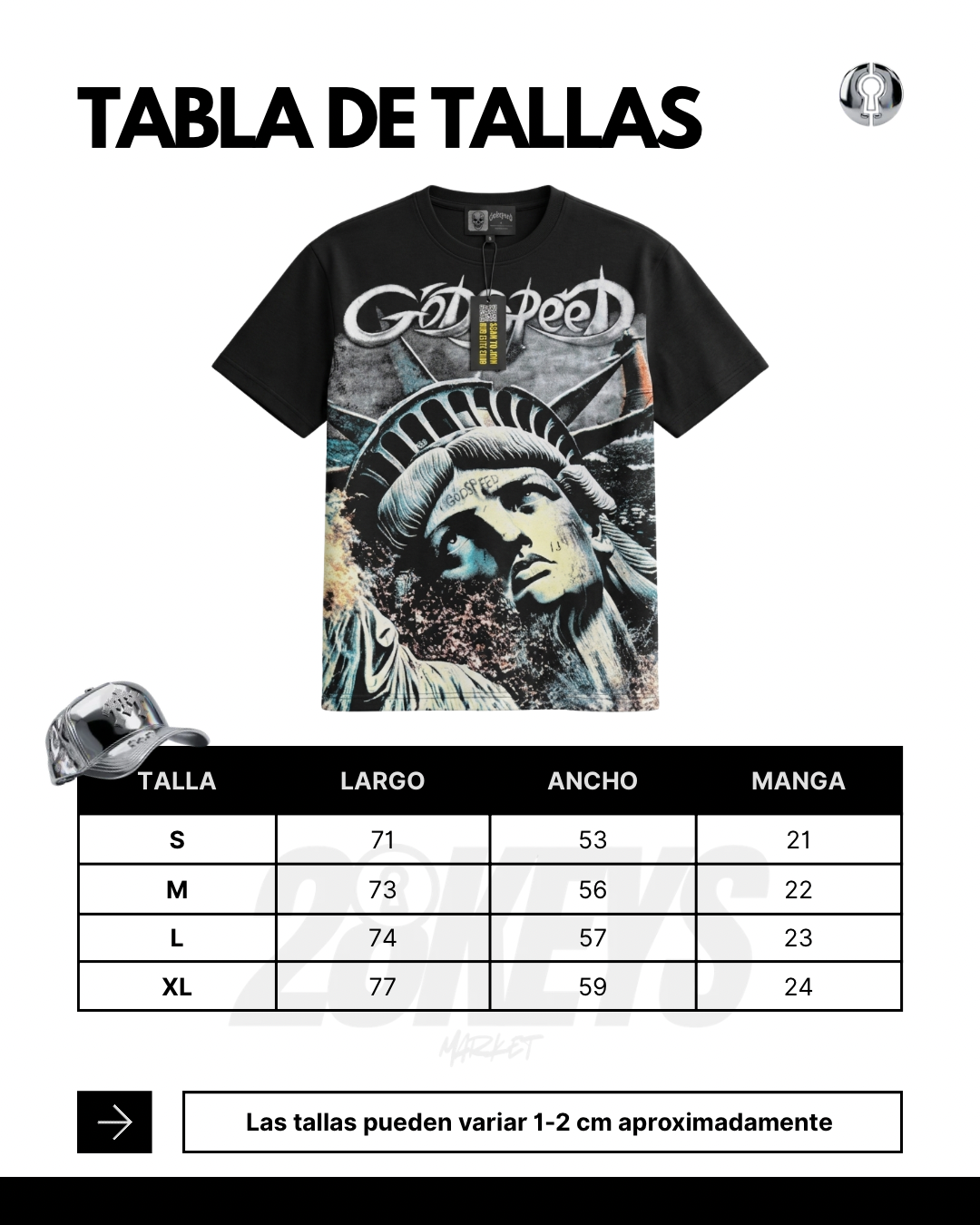 Polera Godspeed Negra