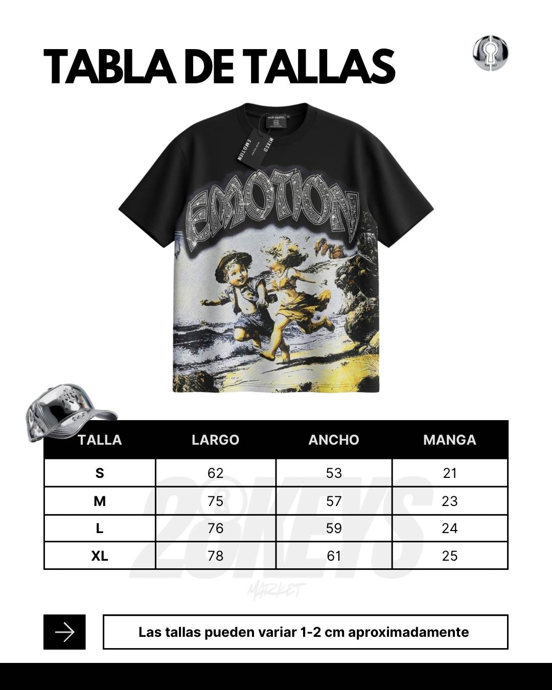 Polera Mixed Emotion Negra