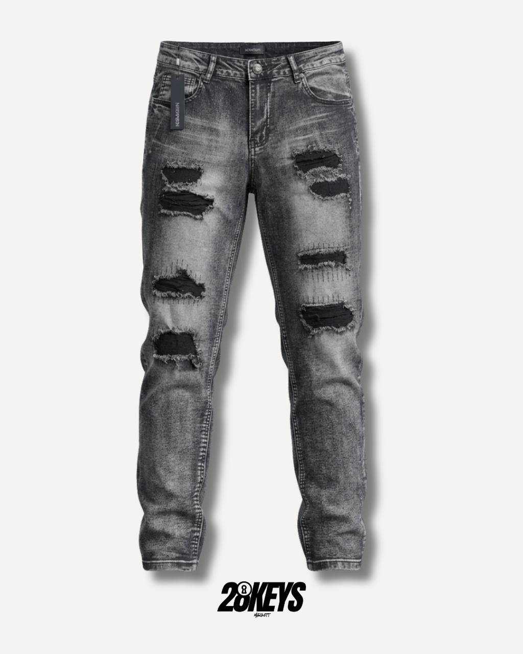 Jeans fashion nova gris