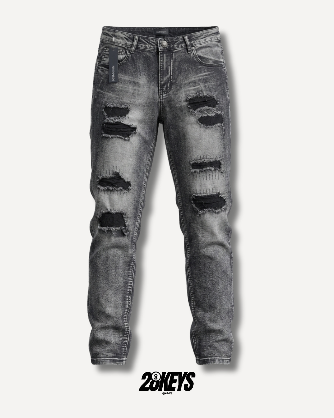 Jeans fashion nova gris