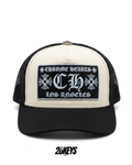 Gorro chrome hearts curvo logo