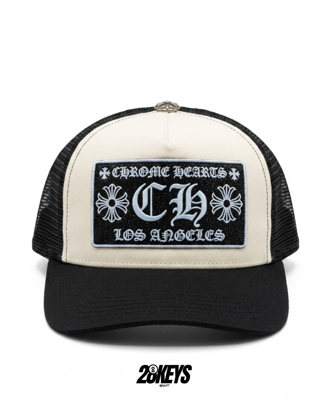 Gorro chrome hearts curvo logo