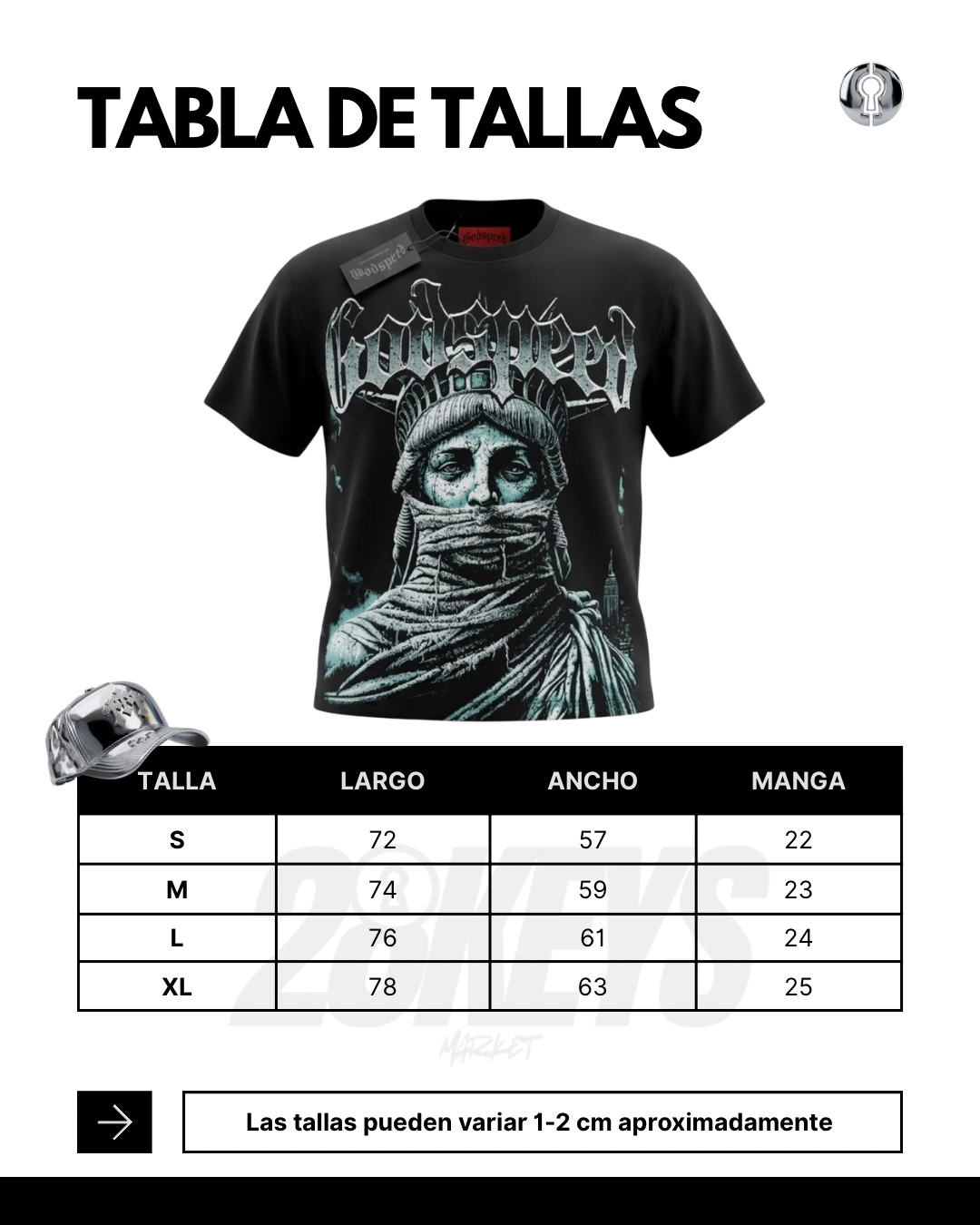 Polera Godspeed "Libertad"