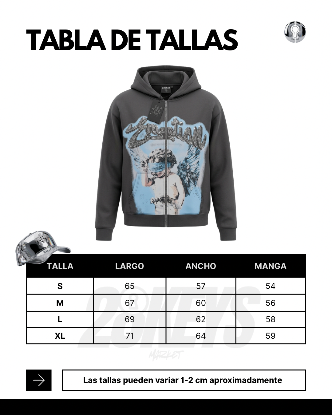 POLERON "EMOTION ANGEL" GRIS