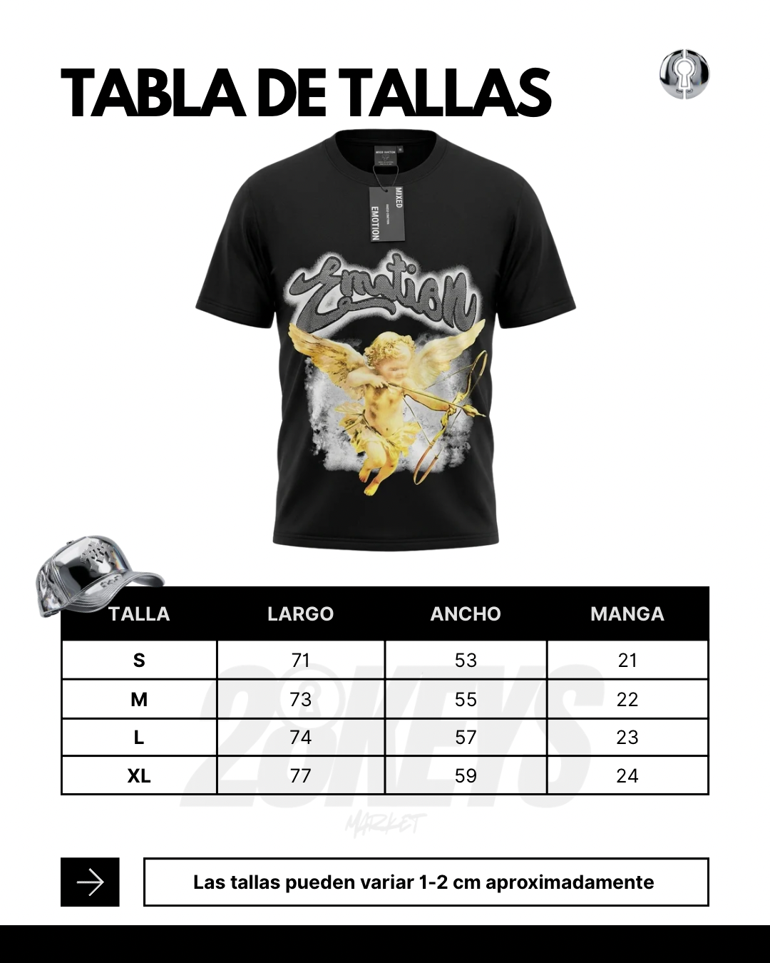Polera Mixed Emotion "Ángel"