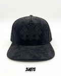 Gorro gamuza tendencia ajustable con brillos