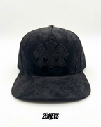 Gorro gamuza tendencia ajustable con brillos