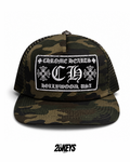 Gorro Chrome hearts militar plano