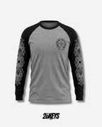 Polera Chrome Hearts Manga larga gris