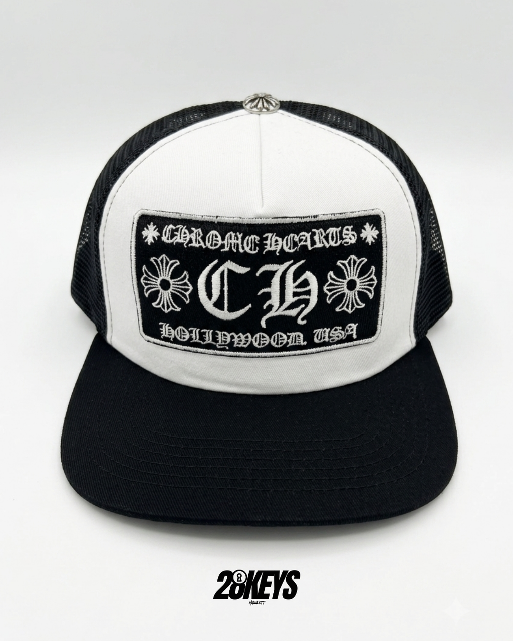 Gorro chrome hearts clásico visera plana