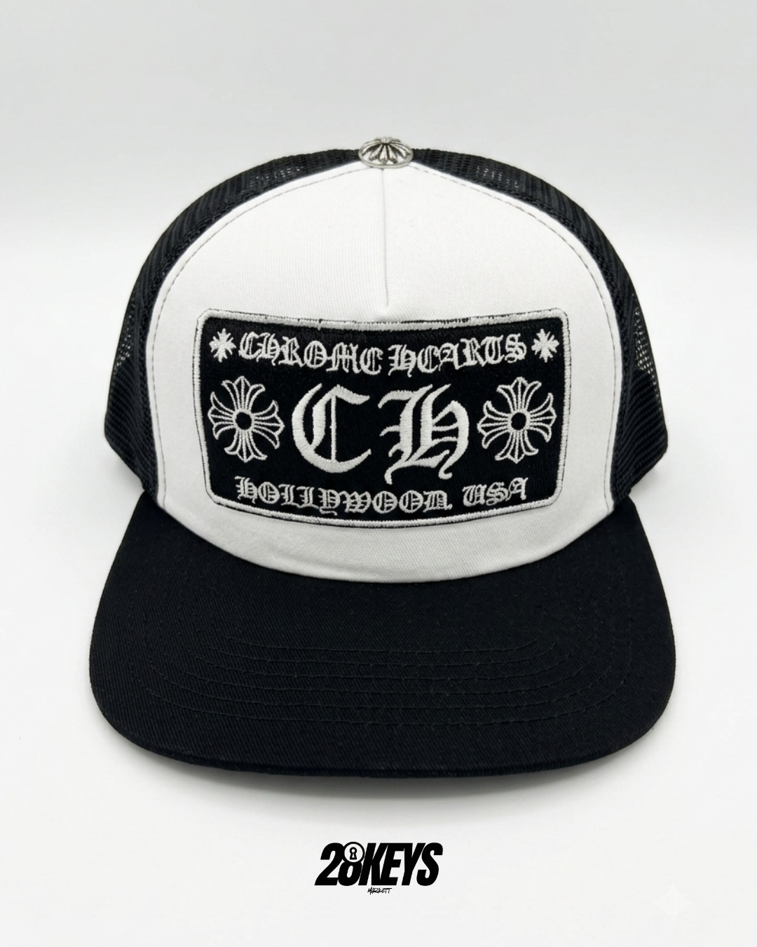 Gorro chrome hearts clásico visera plana