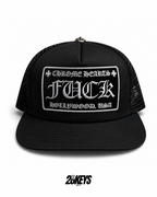 Gorro Chrome hearts triple black big logo plano