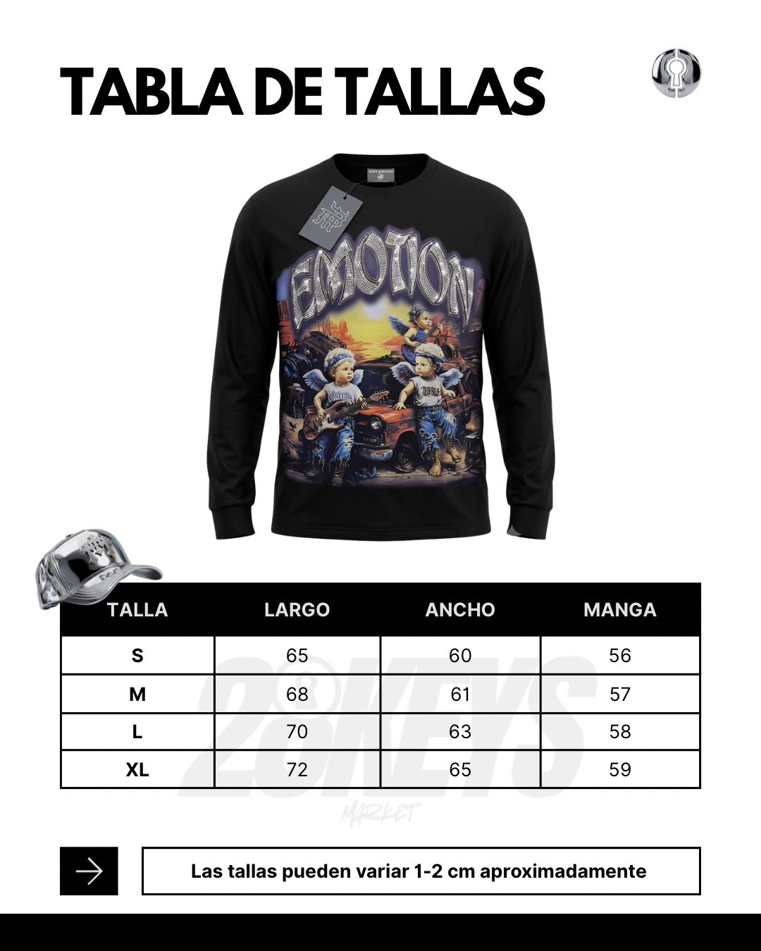 POLERA MANGA LARGA EMOTION