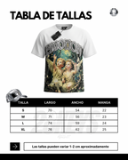 Polera mixed Emotion “Ángeles” Blanca