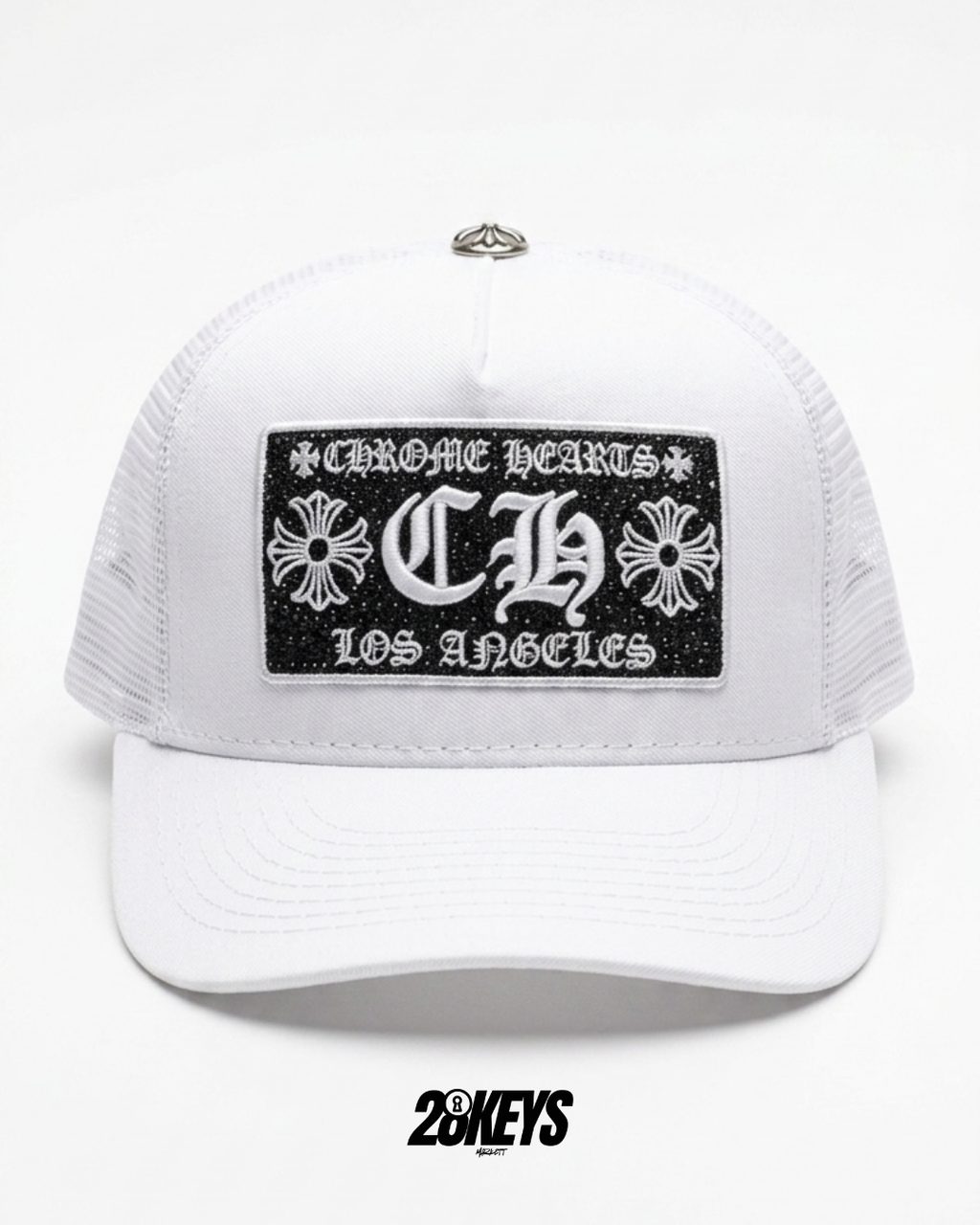 Gorro chrome hearts blanco