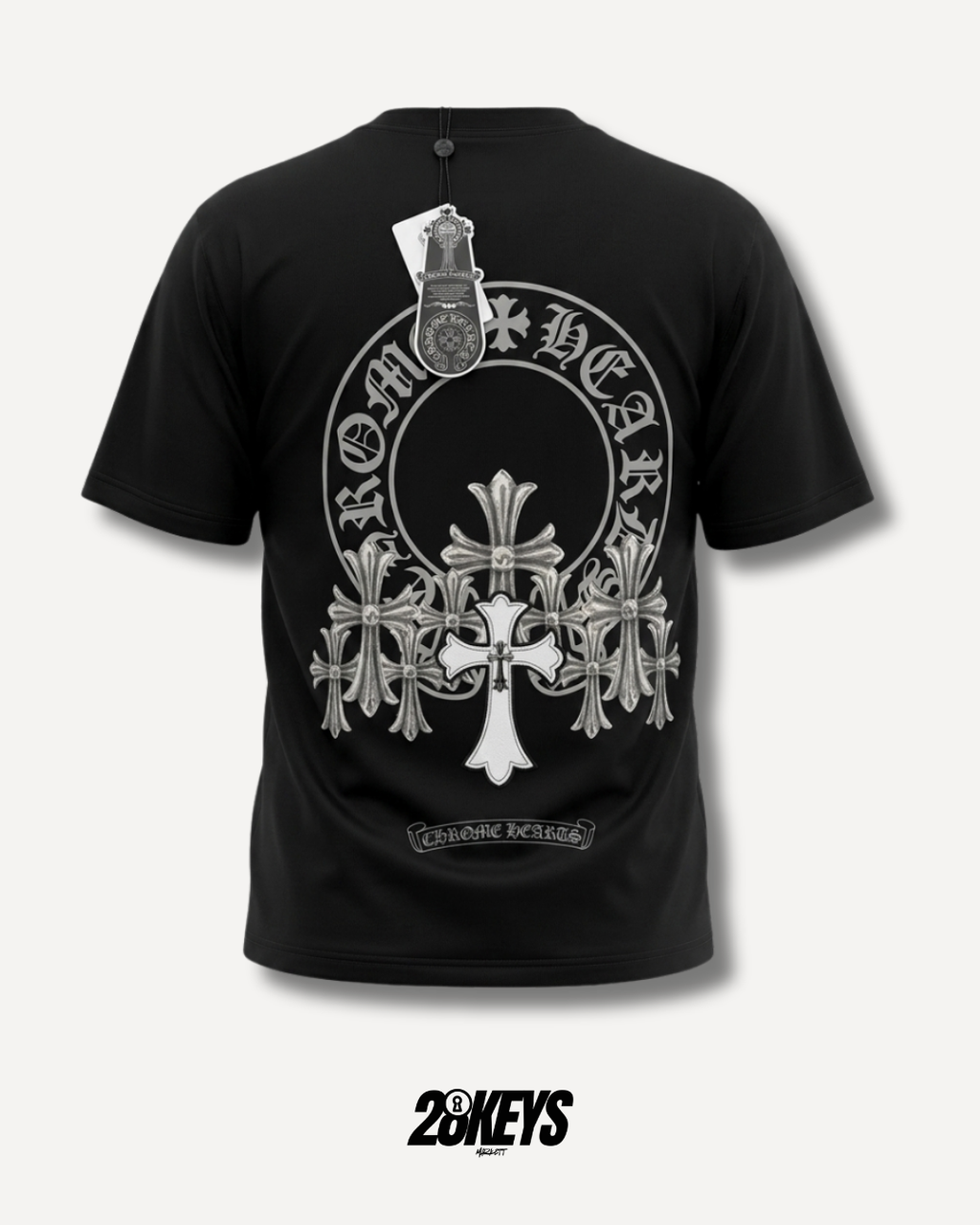 Polera Chrome hearts Cruz metálica