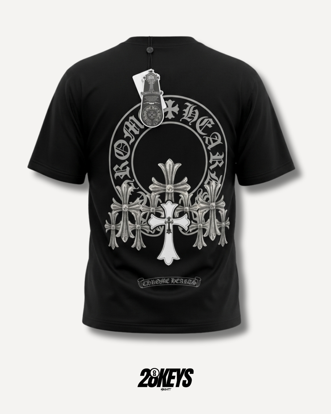 Polera Chrome hearts Cruz metálica