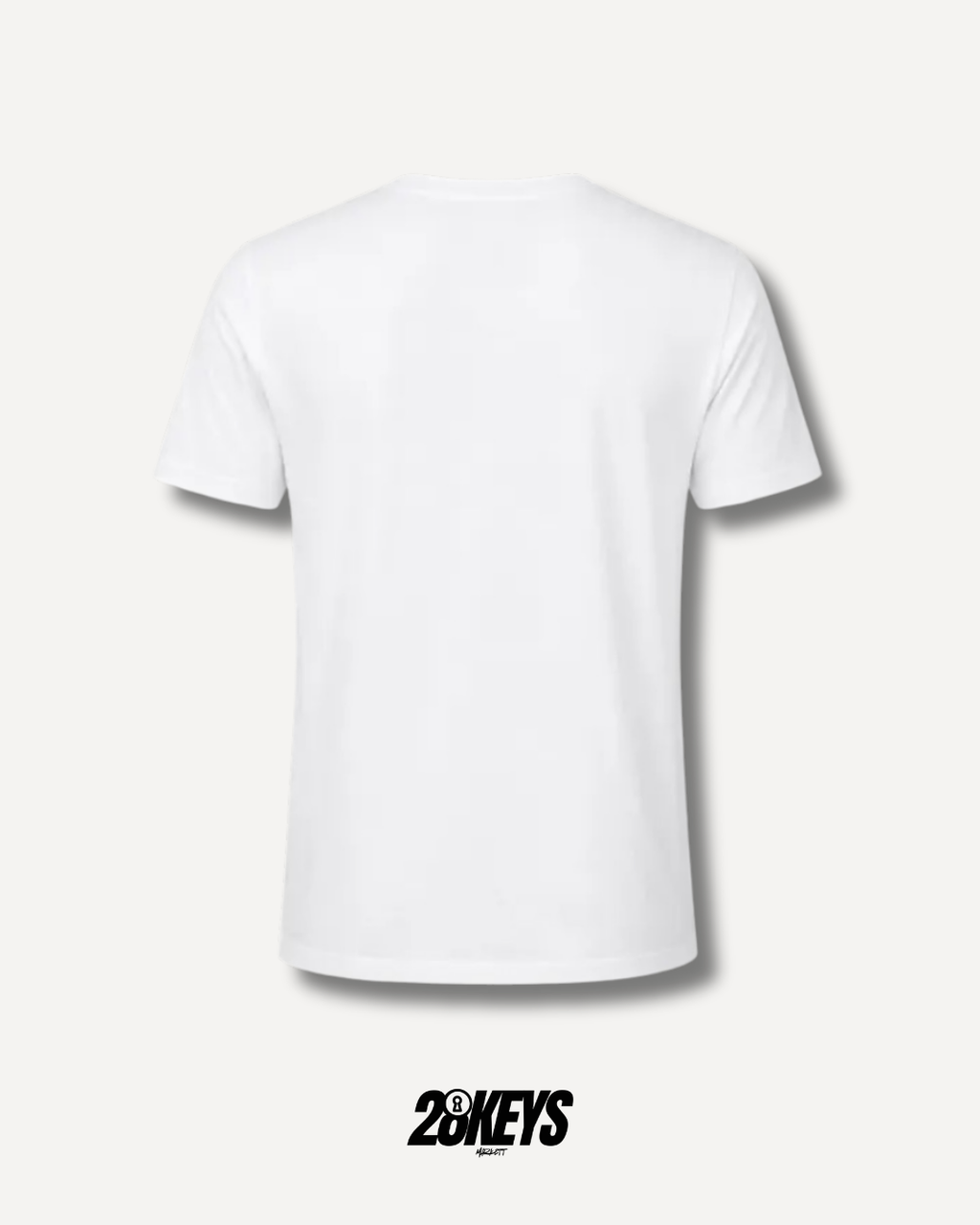 Polera básica slim Fit blanca
