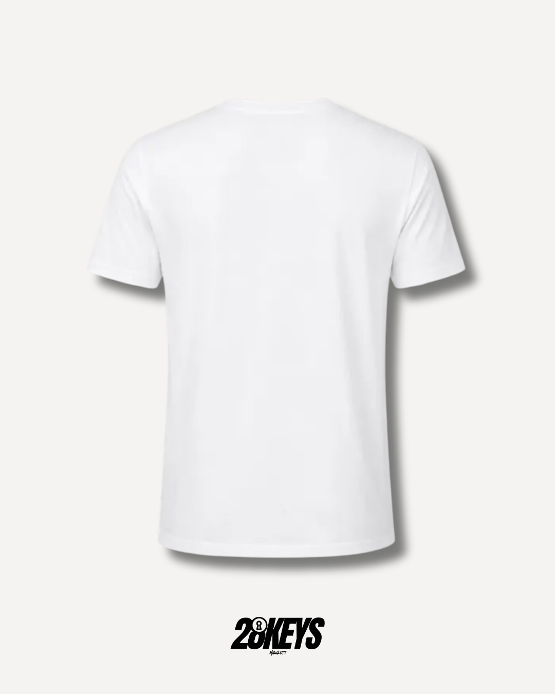 Polera básica slim Fit blanca