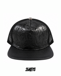 Gorro chrome hearts plano cruz cuero