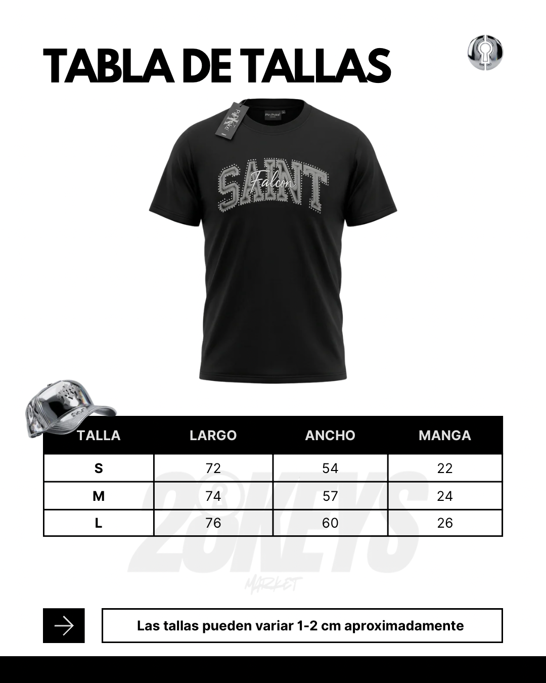 Polera Saint Negra