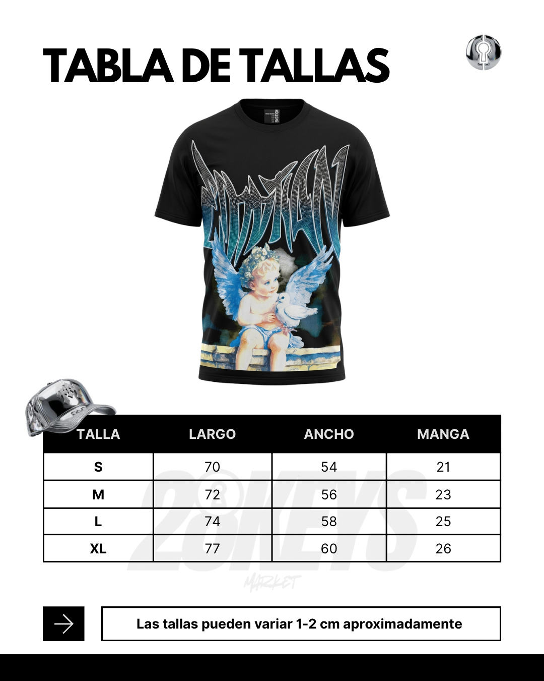 Polera Mixed Emotion "Ángel"