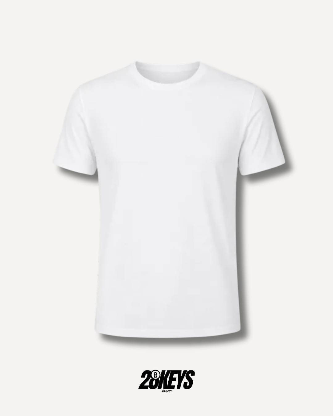 Polera básica slim Fit blanca