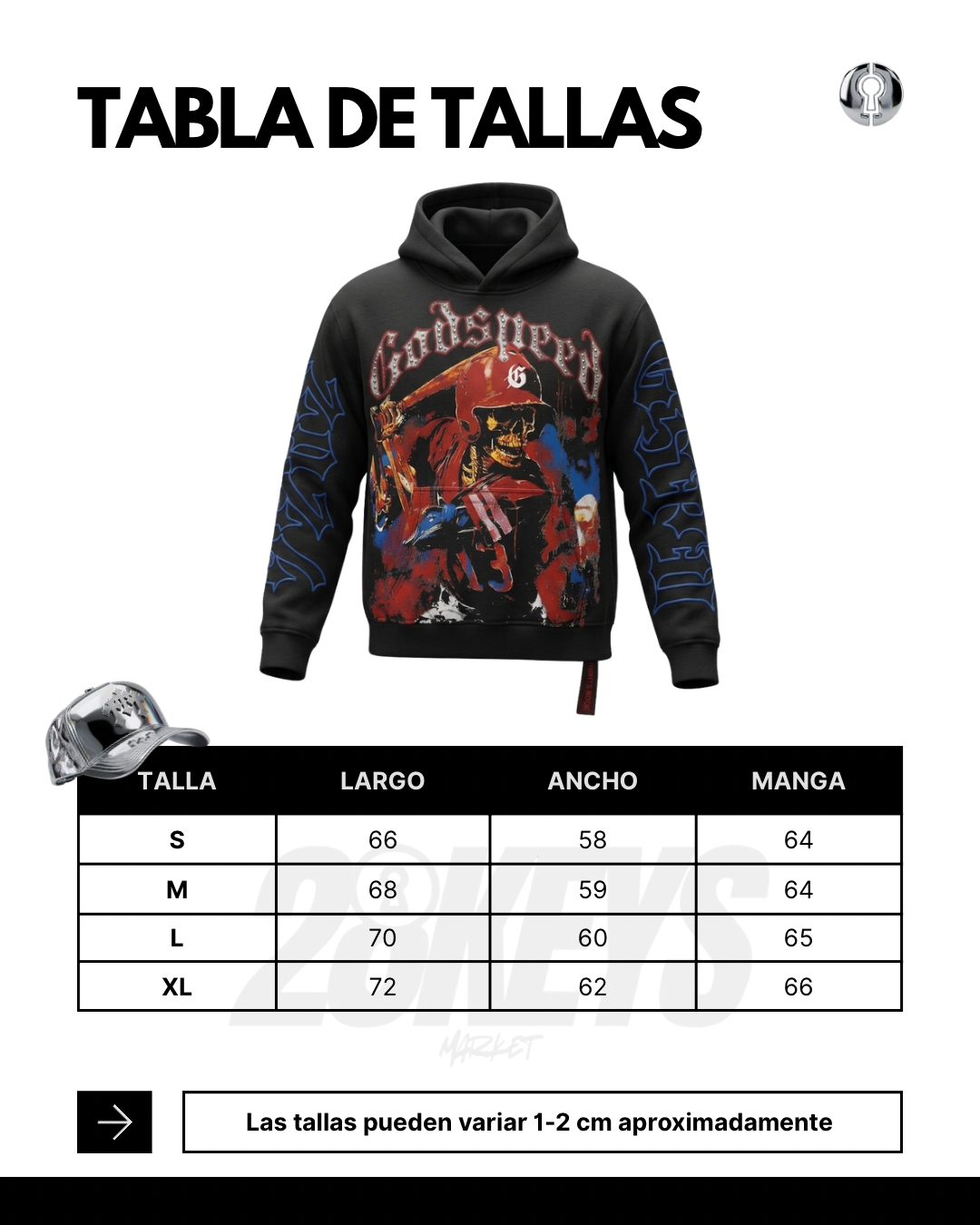 Hoodie godpeed negro
