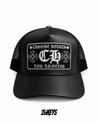 Gorro chrome hearts cuero ajustable