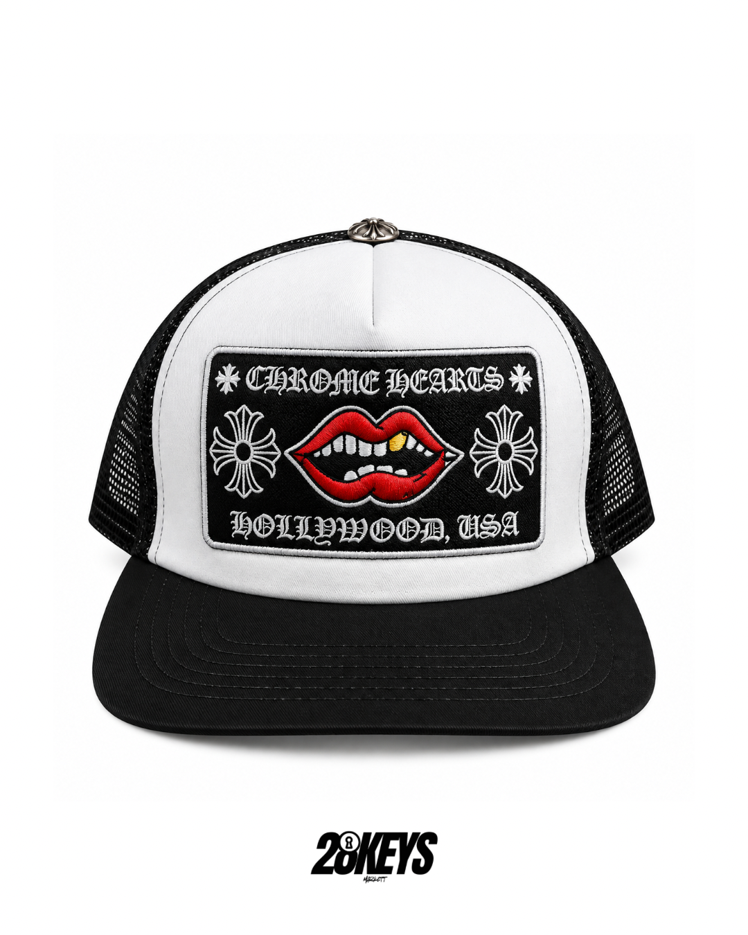 Gorro Chrome hearts clásico “boca” plano