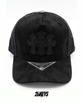 gorro negro gamuza