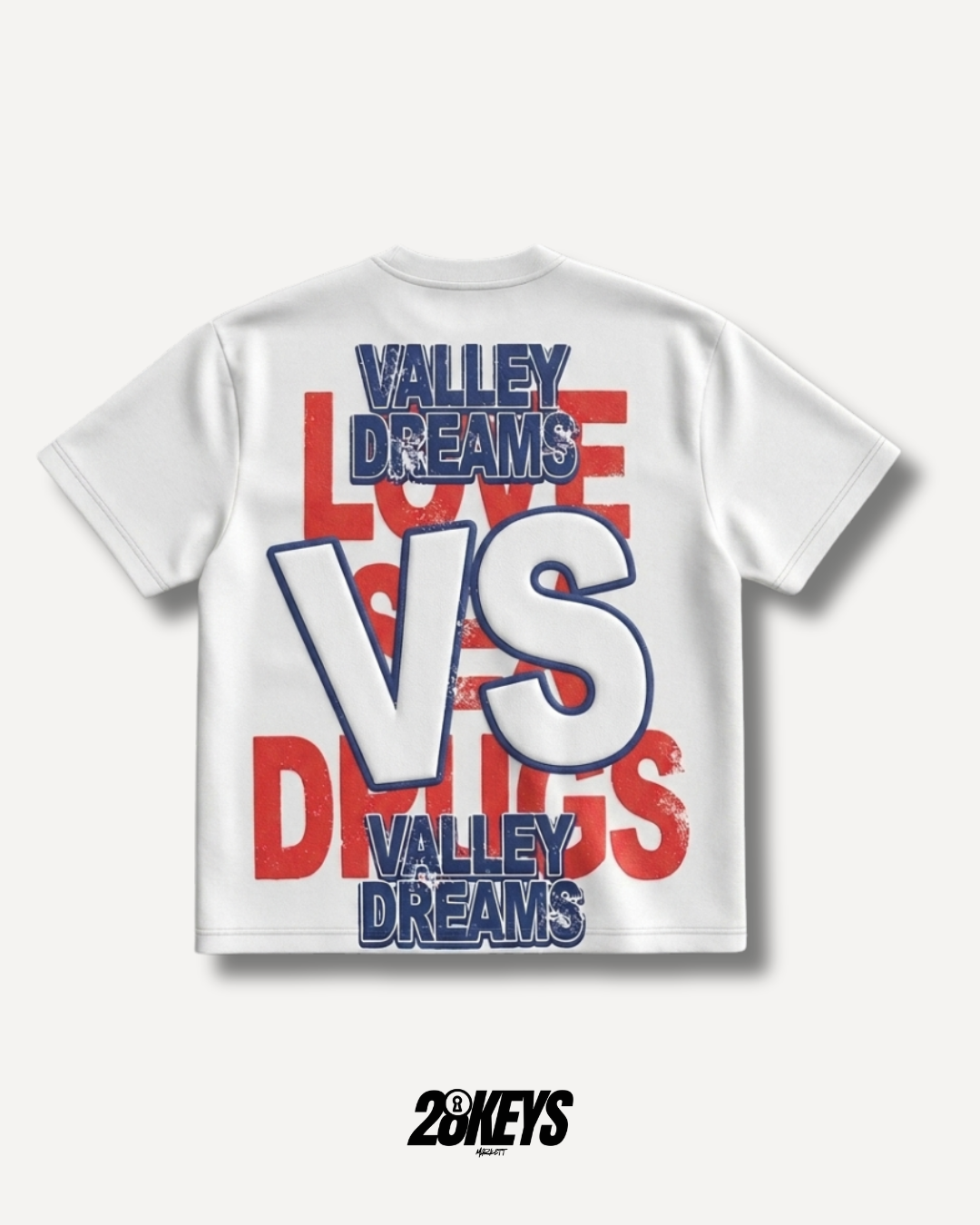 Polera Valley Dreams blanca "1967"