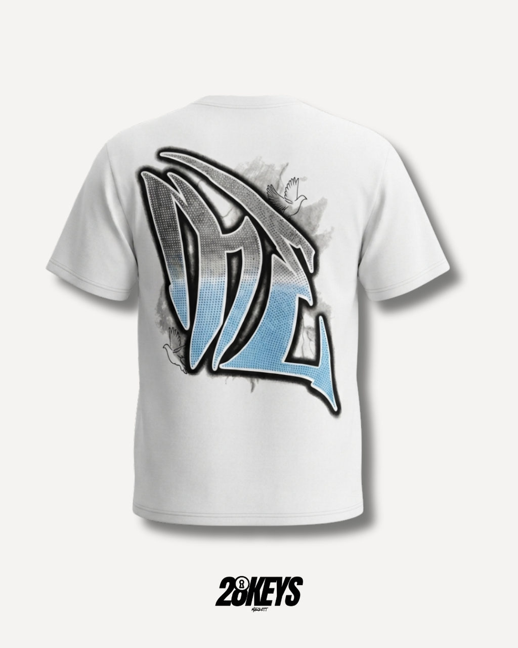 Polera Mixed Emotion "Ángel blanco"
