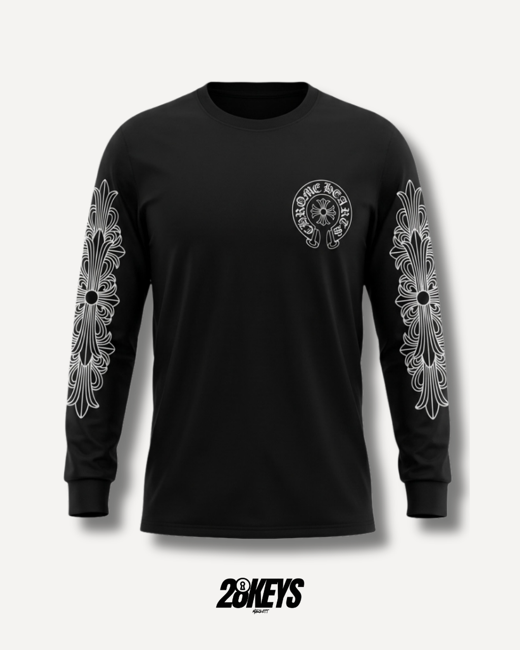 Polera Chrome Hearts Manga larga