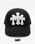 Gorro chrome hearts cruz blanco