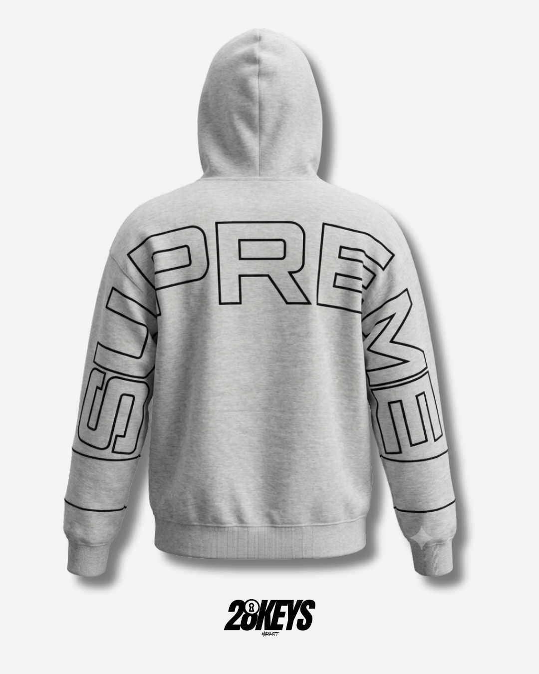 Hoodie Supreme big logo