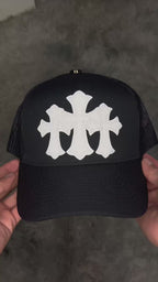 Gorro chrome hearts cruz blanco