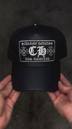 Gorro chrome hearts cuero ajustable