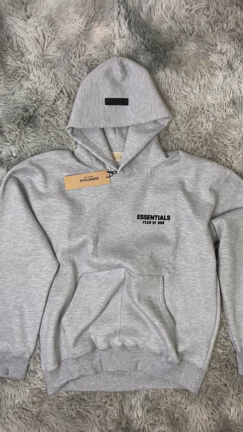 Hoodie Essentials Gris